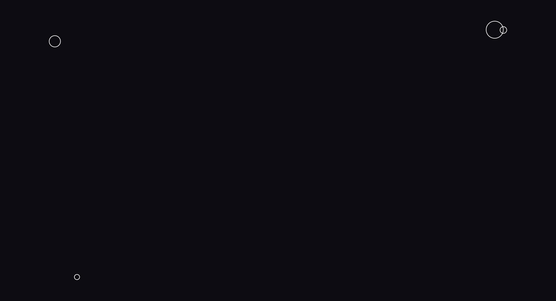 dark bg with floating circles