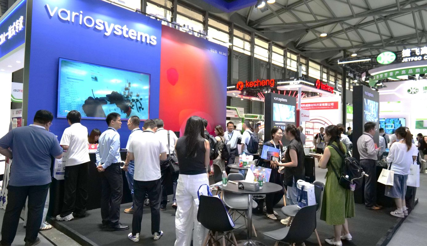 Variosystems booth - electronica Shanghai